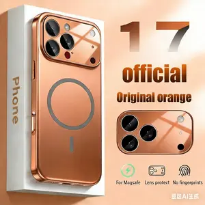 ACCE Original Nano Matte New Large Window Glass Lens Camera Protective Support Magnetic Phone Case, Suitable For iPhone 17 16 15 14 13 12 11 Pro Max Plus Shockproof Phone Case