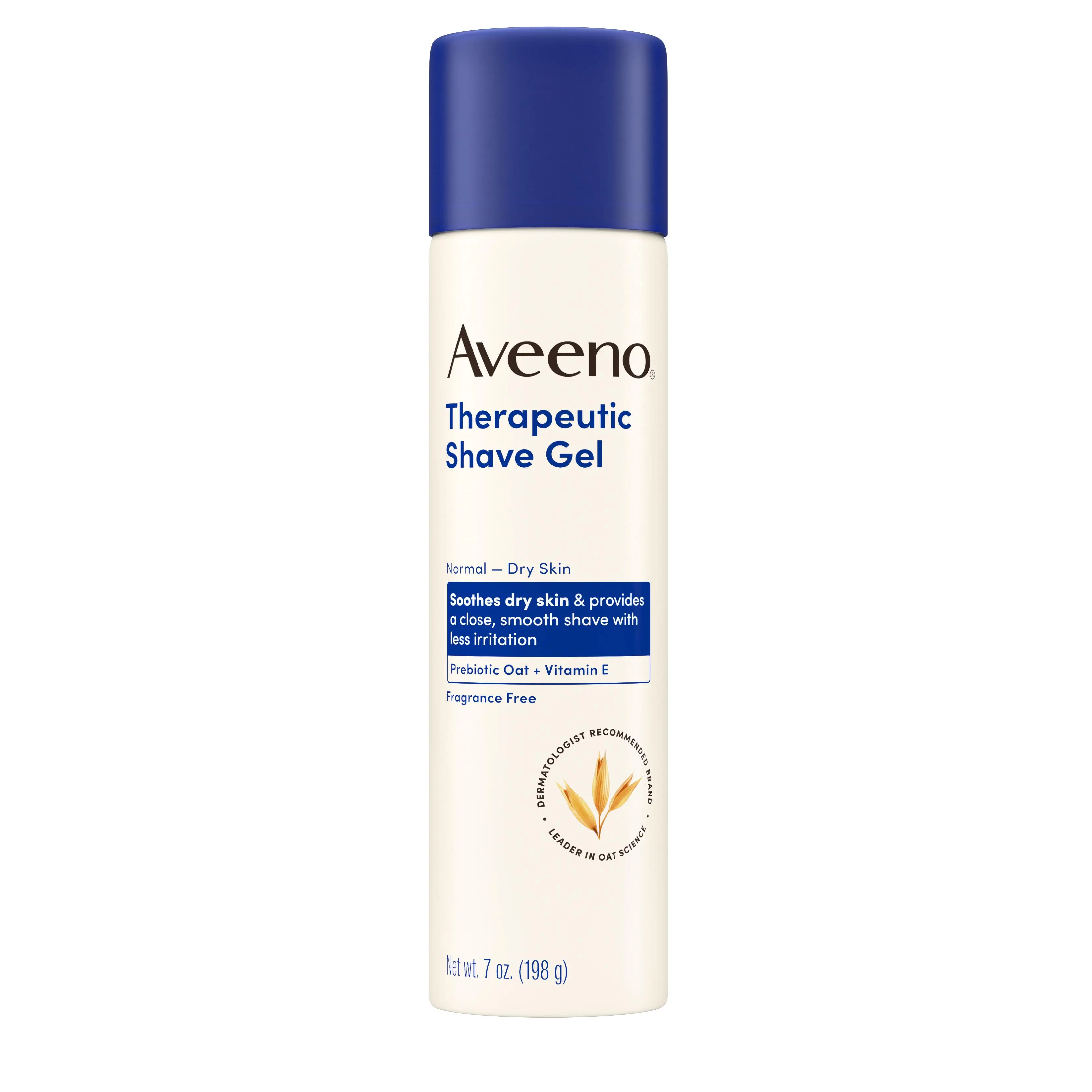 Aveeno Therapeutic Shave Gel with Oat & Vitamin E, for Dry Skin, 7 oz