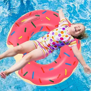 Swimming Circle, 1 Count Thickened PVC Swimming Ring, Swimming Float for Kids & Teens, Swimming Accessories for Outdoor Swimming Pool, Water Sports Equipment