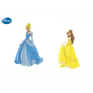 1Pc Disney Officially Licensed Cartoon Princess Refrigerator Stickers Soft Pvc 3D Stereoscopic Cartoon Cute Princess Characters Furniture Ornaments, Decor, Embellishment Housewarming Gift For Friends And Family Anniversary Gift For Love
