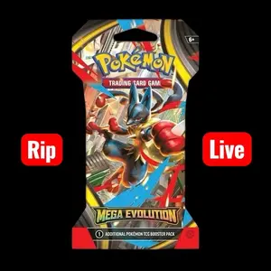 Pokemon Mega Evolution TCG (1 Booster Pack) Rip Live