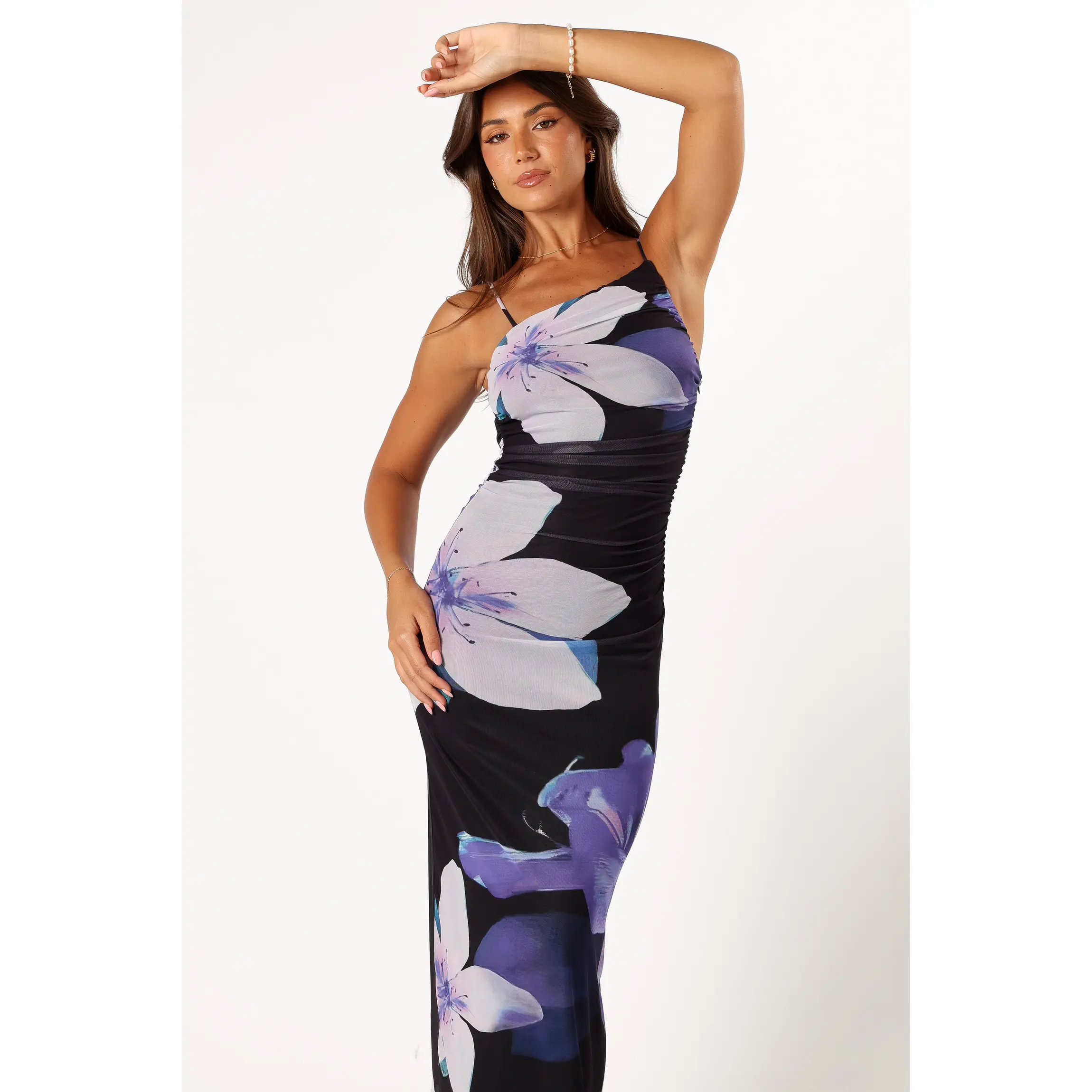 Jasmine Maxi Dress - Black Floral
