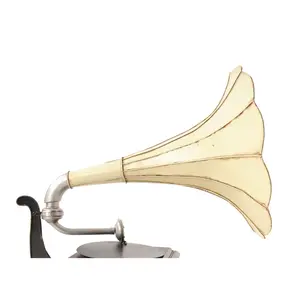 c1911 HMV Gramophone Built to Scale Model Sculpture