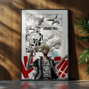 OP Vinsmoke Sanji Poster, Japanese Anime Manga Wall Art Print
