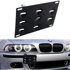 Front Bumper Tow Hook License Plate Mount Bracket Holder Bolt On For E82 E88 E90 E91 E92 E93 E70 E71 128i 135i 1m 325i 328i 330i 335i