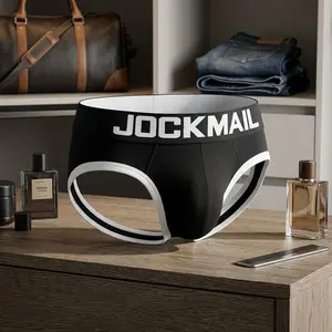 Men's Athletic Jockstrap Cotton Briefs - Breathable Supportive Underwear for Sports Workout Gym Running Comfortable Lightweight Design Perfect for Athletic Supporter Active Wear Daily Use