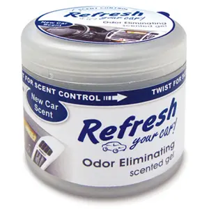 American Covers 9941 New Car Air Freshener Gel- 4.5 oz, Odor Eliminator, 4.5Oz, Odor Elim.