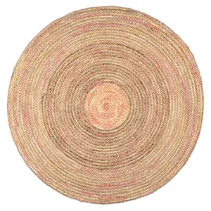 Draya Casual Braided Jute Area Rug