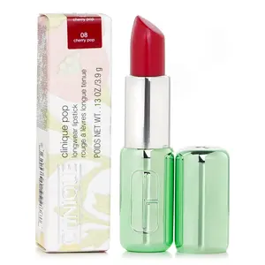 CLINIQUE Pop Longwear Lipstick Shine - # 08 Cherry Pop