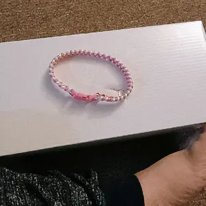 Pink and White Paracord Bracelet - Simple Design Accessory