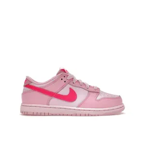 Nike Kid's Dunk Low Triple Pink, from StockX