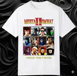 Mortal kombat II sleek modern gamer gift for fans t-shirt