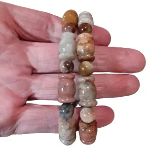 Women's Coral Jade Crystal Bracelets 10.4mm - Fashion Accessory