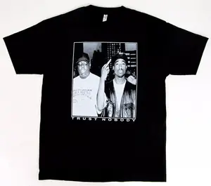 TUPAC BIGGIE TRUST NOBODY T-Shirt All Colors, Gift for Women Men, Made In USA, US Size S-6XL, 100% cotton, Classic Fit, Unisex T-Shirt