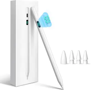 Stylus Pen for iPad 2025-2018 with Digital Power Display  , Pencil for 10/9/8/7/6,11th A16,Air 11/13-Inch M2/M3,Pro 11/13-Inch M4/M5,Pro 12.9,Air 3/4/5,Mini 5/6/7
