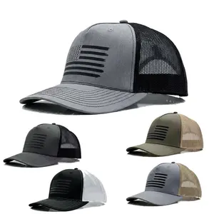American Flag Truck Hat Men's and Women's Baseball Hats, Adjustable 3D Embossed American Baseball Big Head Hat