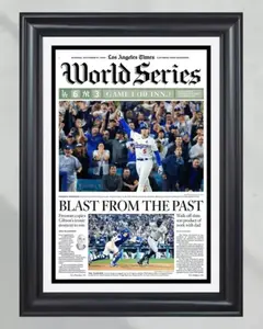 2024 LA Dodgers World Series Game 1"Blast from the Past" Freddie Freeman MVP New