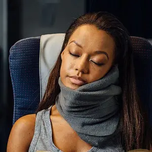 Black Foam Travel Neck Pillow – Orthopedic Memory Foam Support, Breathable & Comfortable. With Storage Bag. For Airplane, Car, Office, Home, Travel Naps. Neck Pain Relief for Men & Women tiktokshopspringglowup outdoorfun