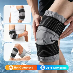 Large Reusable Ice Pack, Cooling Pads, Ice Compress, Cold and Hot Therapy, Multi-Use for Ankles, Neck, Shoulders, Legs, Arms, Portable for Travel and Outdoor Use
