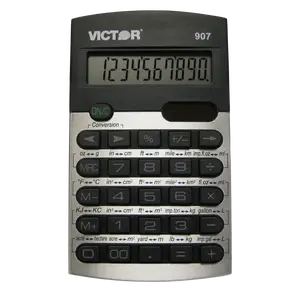 VICTOR® 10-Digit Portable Metric Conversion Calculator with LCD Screen, for Accounting & Office Supply Needs