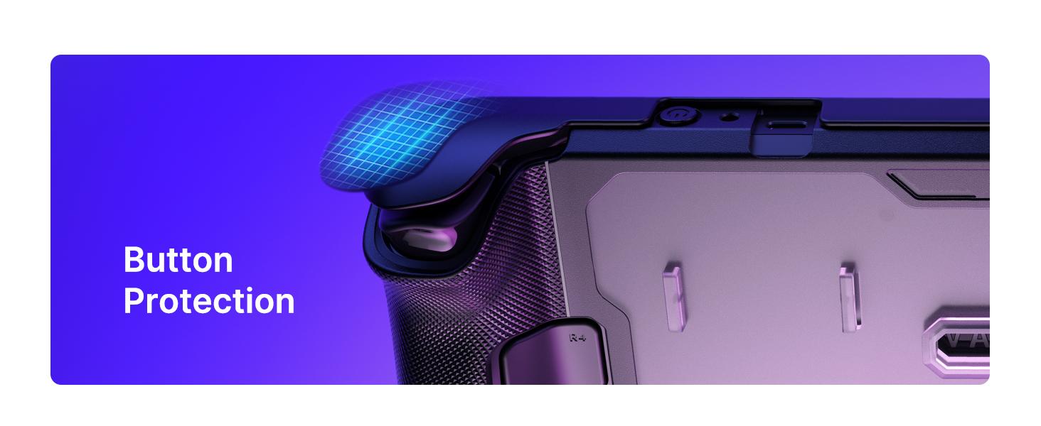 JSAUX ModCase for Steam Deck Modular Steam Deck Case with Removable Front Case Valve Steam Deck Accessories Includes Case, Mask, Metal Stand and Strap