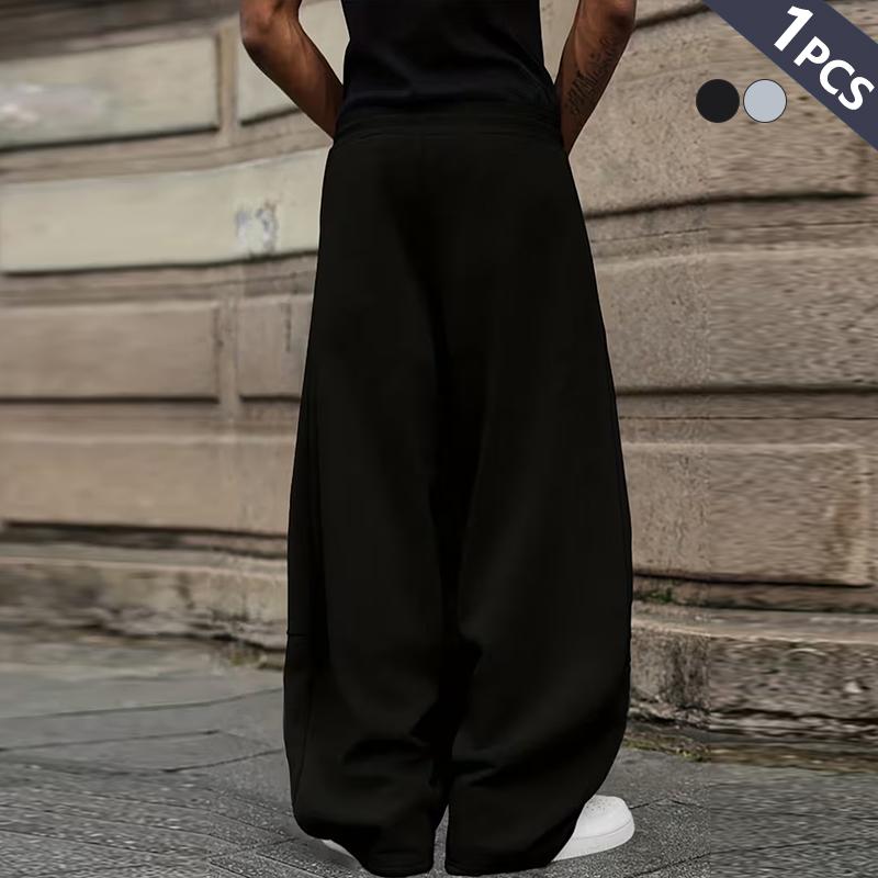 Clean Gent Men's Loose Casual Sports Pants, Stylish Streetwear Joggers with a Variety of Designs, Suitable for Matching with Urban Clothing, Versatile for All Seasons, Everyday Casual Wear, Comfortable and Relaxed Fit with Drawstring Elastic Waist Sweatpa