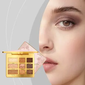 1pc 9 Color Eyeshadow Palette, Multi-Use 9 Colors Eye Makeup, Portable Daily Use, Party Makeup, Essential Beauty Tool