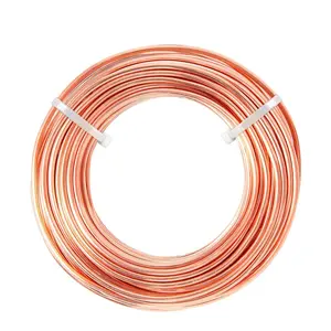 9 Gauge 33 FT 99.9% Pure Soft Copper Wire for Electroculture Gardening, Jewelry Making, Beading, Science Projects, DIY Artwork, 1 Roll