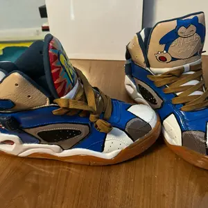 Custom gym shoes by Kodak Kicks