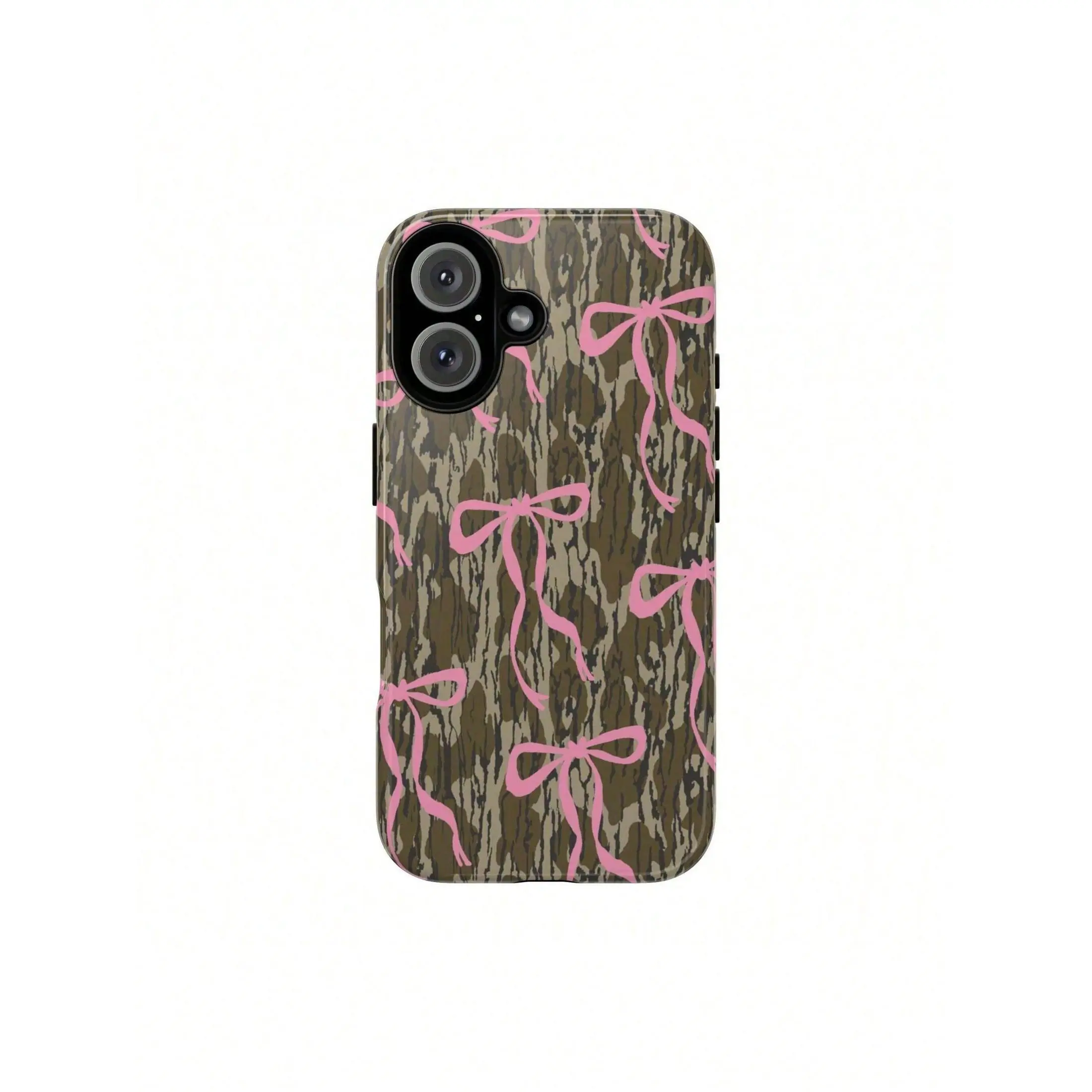 Camo Tough Case , Camo Ribbon Pink Bow Tough Cases With Real Hunting  Camouflage For IPhone 17 16 PromaxSuitable For IPhone 17 Air - TikTok Shop
