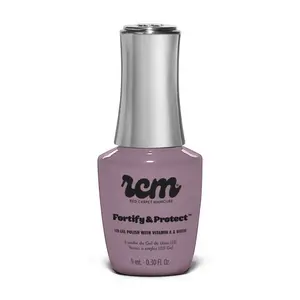 Red Carpet Manicure Fortify & Protect Backstage Access - Light Mauve Shimmer Gel Polish for Strong, Healthy Nails - Infused with Vitamin A & Biotin, 9ml.