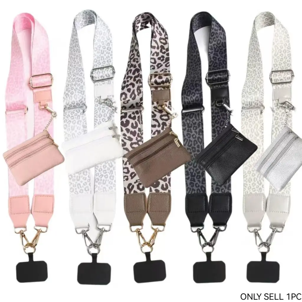 Sexy leopard print mobile phone crossbody strap, Mobile Phone Lanyard, Phone Sling, Phone Accessory, multi-functional and adjustable, can be used for mobile phone decoration, backpack decoration, suitable as a gift for girlfriend