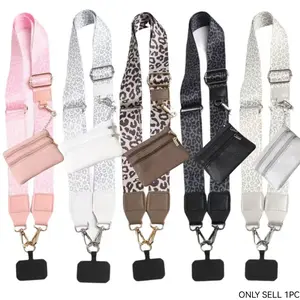 Sexy leopard print mobile phone crossbody strap, Mobile Phone Lanyard, Phone Sling, multi-functional and adjustable, can be used for mobile phone decoration, backpack decoration, suitable as a gift for girlfriend