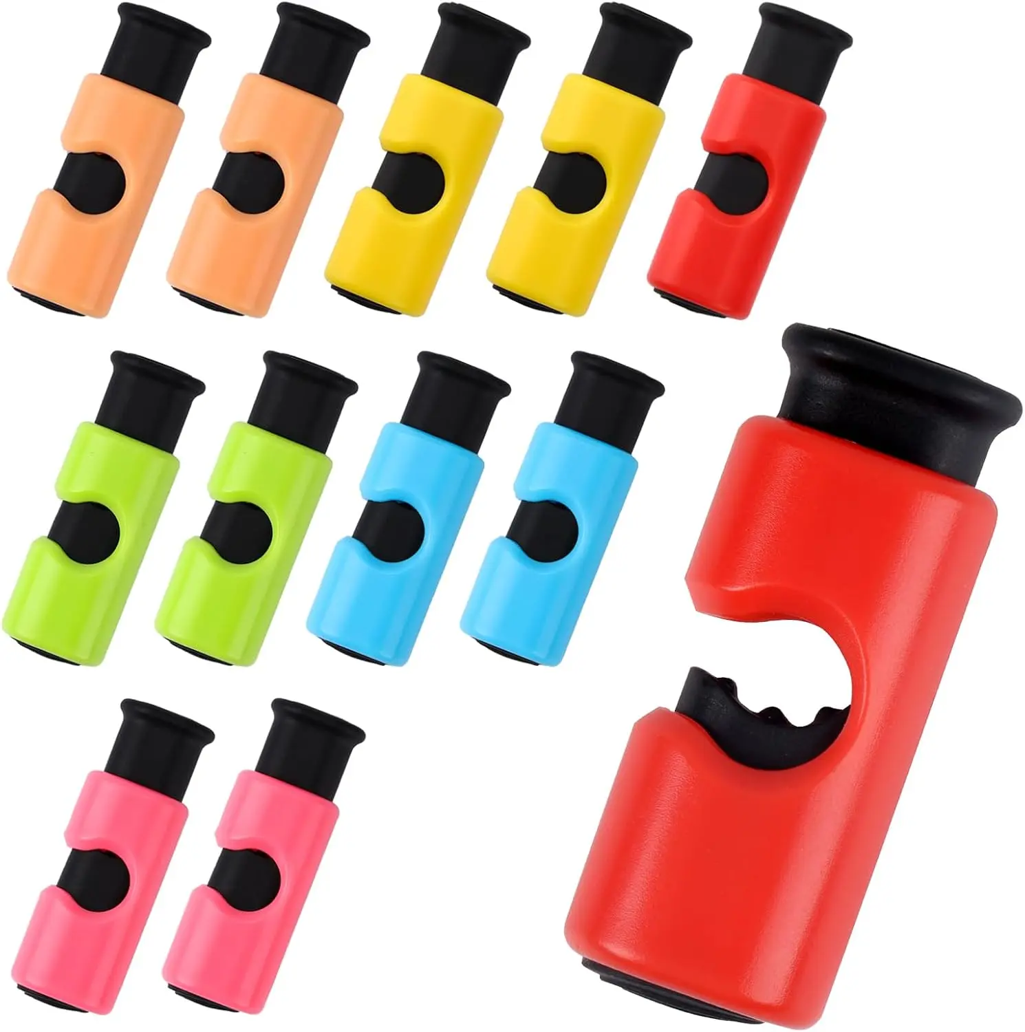 12 Pack Bread Bag Clips, Multicolor Food Sealing Clips in 6 Colors, Reusable Plastic Closures for Bread Bags, Chips, Snacks, Cereal, Coffee, Frozen Food & Pantry Storage, Practical Kitchen Bag Fasteners for Freshness and Everyday Organization