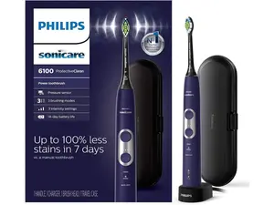 Philips Sonicare ProtectiveClean 6100 Rechargeable Toothbrush, Deep Purple, (HX6471/03) Philips Sonicare ProtectiveClean 6100 Rechargeable Toothbrush, Deep Purple, (HX6471/03)