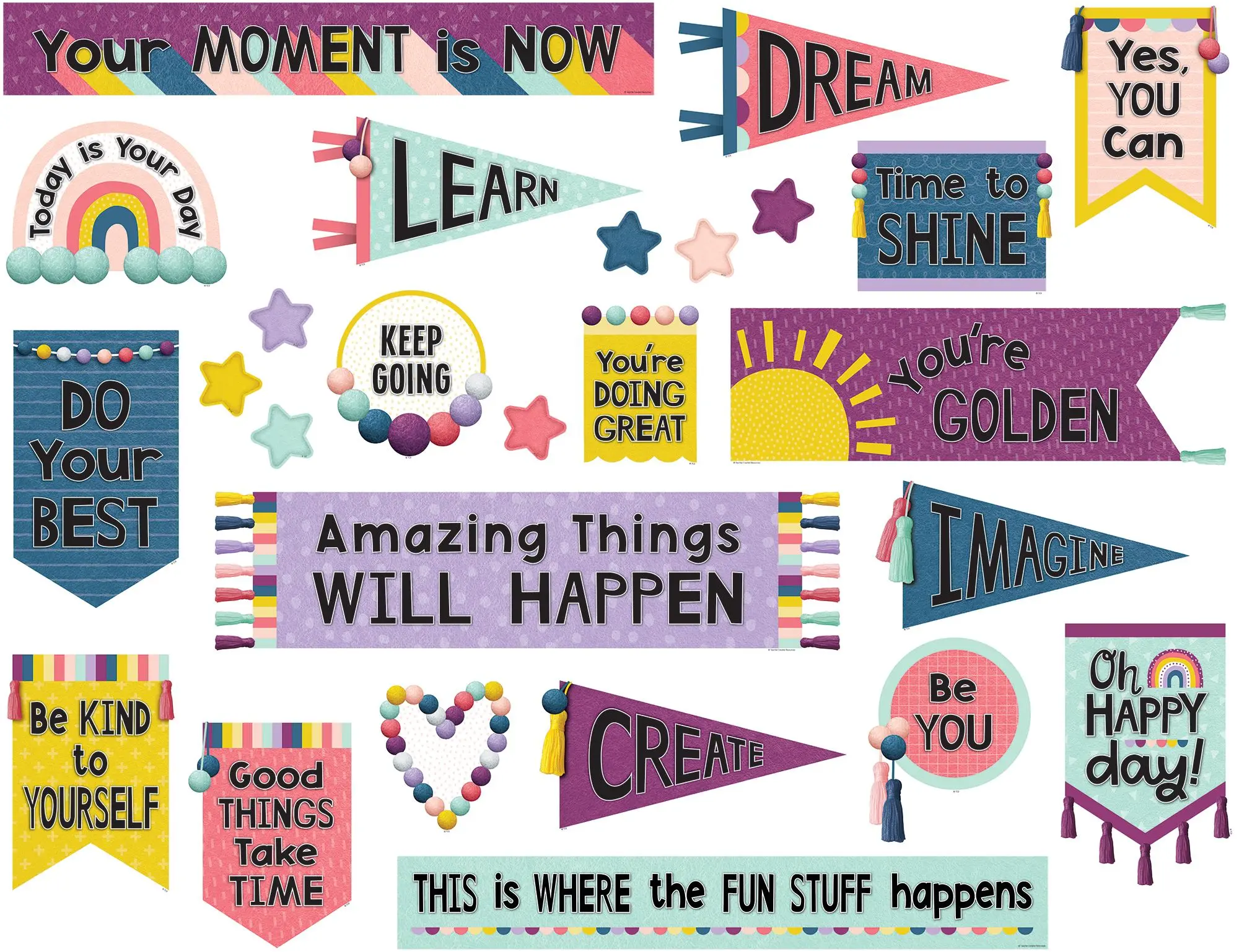 Oh Happy Day Positive Mini Bulletin Board