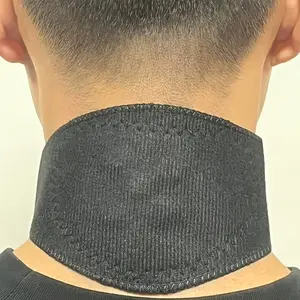 Magnetic Neck Massager with Heated Pad and Waist Belt, Adjustable Shoulder Straps, Ergonomic Design, Relieves Stress and Improves Circulation