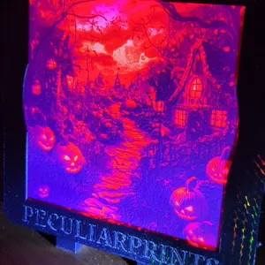 Pumpkin Path Motion Activated LED LithOFrame