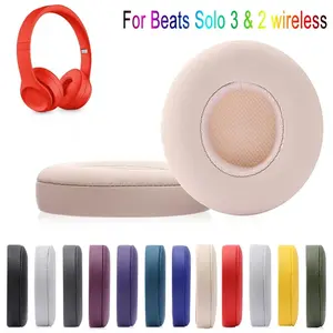 Ultra-soft Foam Earpads Replacement Sponge Cushion Earbuds for Beats Solo 3 2 Wireless Bluetooth Headphone Headset