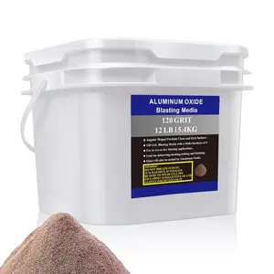 Aluminum Oxide 12 LBS Medium to Fine Sand Blasting Abrasive Media for Blasting Cabinet or Blasting Guns #120 GRIT
