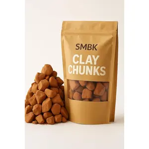 Red Clay, Edible Clay Chunks, Natural Clay, Organic Clay, Clay Mask, Natural Mud Mask - wt. 3 oz (110gm)