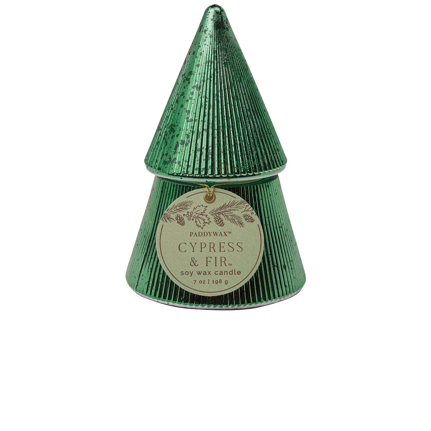Paddywax Cypress & Fir 7oz Green Candle Paddywax Cypress & Fir 7oz Green Candle