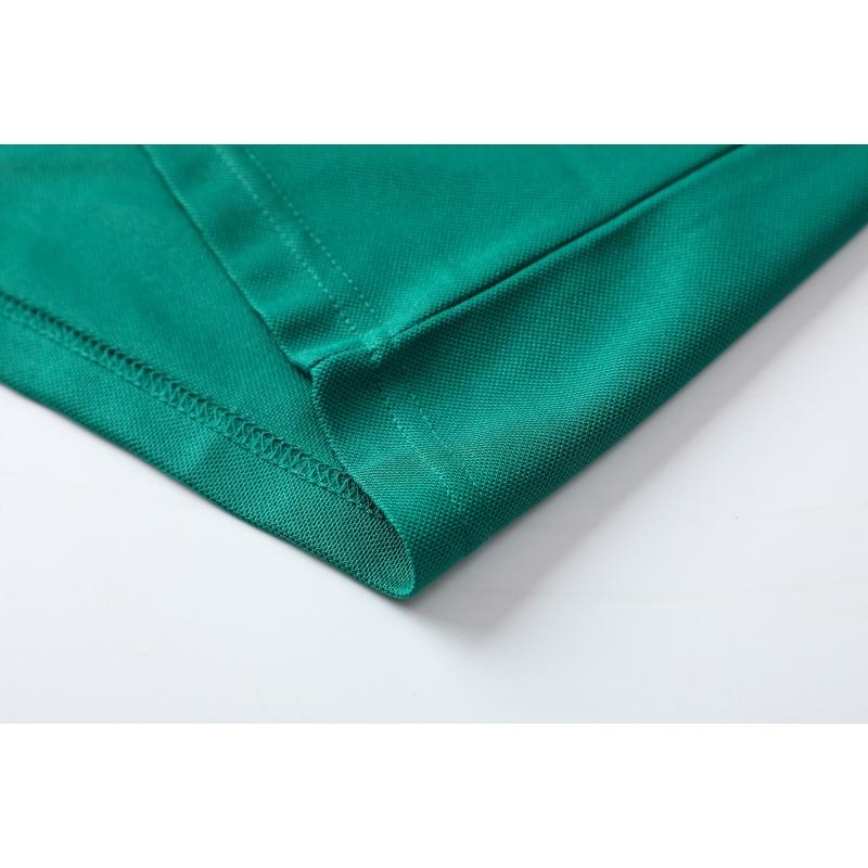 Men’s quick-dry moisture-wicking fabric, polo-collar shirt, stylish ribbed cuffs, breathable and cool—ideal for all seasons and a perfect choice for holiday gifts.