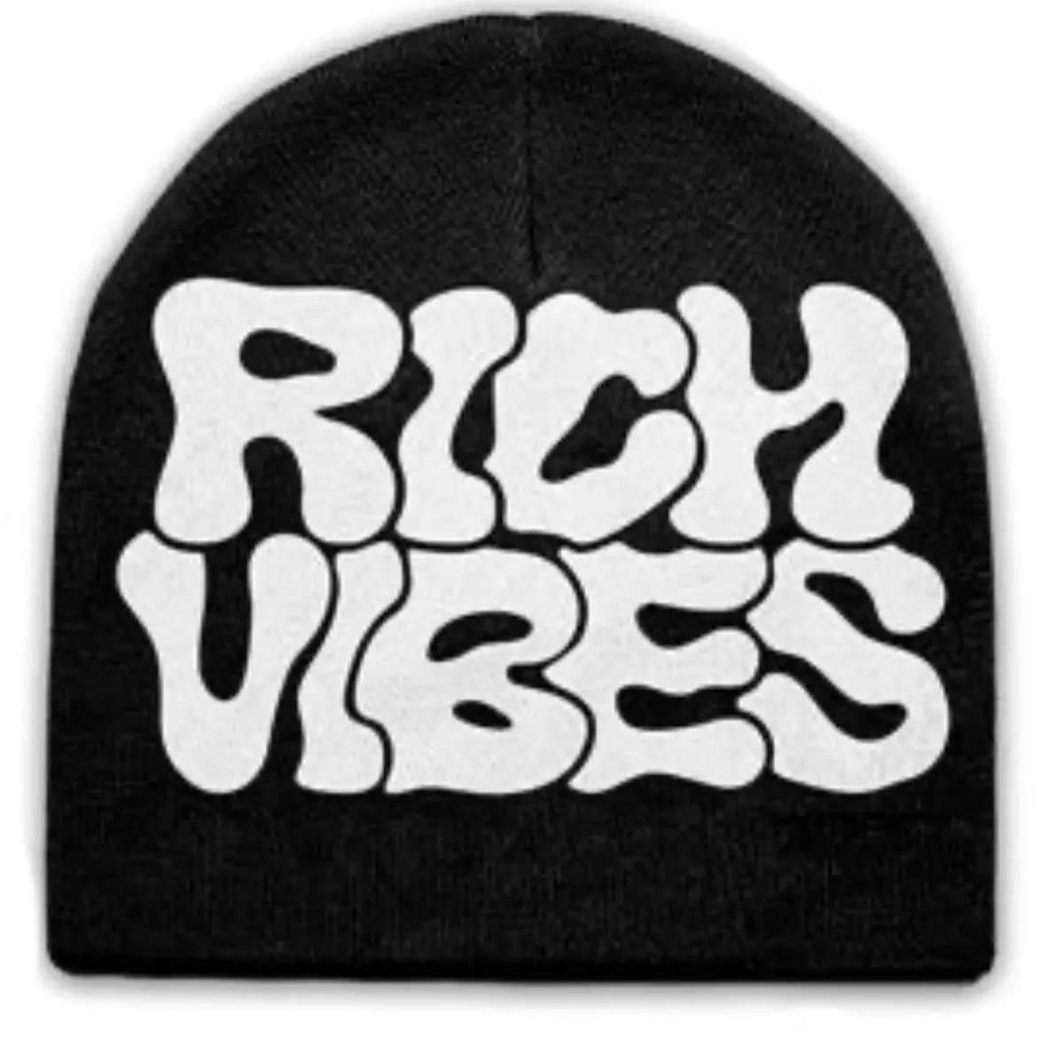 BLACK RICH VIBES Skully Beanies ️ Winter