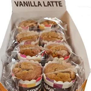 SmartCake Vanilla Latte 8-pack 38 calories (16 gluten free snack cakes)