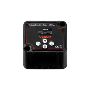 VEVOR Dual Battery Isolator, 12V 300 Amp, Manual and Automatic VSR Voltage Sensitive Relay with LCD Screen, Smart Battery Isolator for Lithium Lead-Acid Batteries, for Car Truck RV UTV ATV Boat