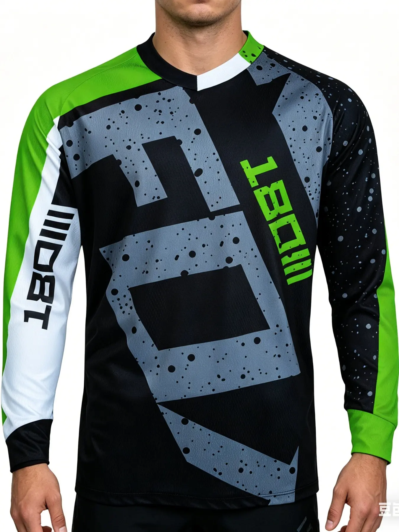 Motorcycle Racing Downhill Jersey, Long Sleeve Breathable MTB Shirt, Quick Dry Biking Gear, Sporty Loose-Fit Adventure Clothing, Breathable Athletic Top, Athletic Activewear
