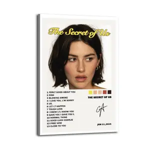 The Secret of Us Gracie Abrams Art Canvas Posters Photos Wall Decorations Canvas Printing Living Room Bedroom Decoration Wall Decoration Printing Office Aesthetic Posters