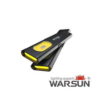 【Holiday Haul】WARSUN Compact Multi-Mode Pocket LED Flashlight 675LM USB-C Rechargeable IPX4 Dual Material Red Blue Strobe for Everyday Carry Travel Durable High Lumens