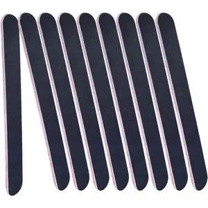 Nail Files Bulk, 15 Pack 7 Inches Disposable 100/180 Grit Double Sided Emery Boards Manicure Pedicure Tools(15)